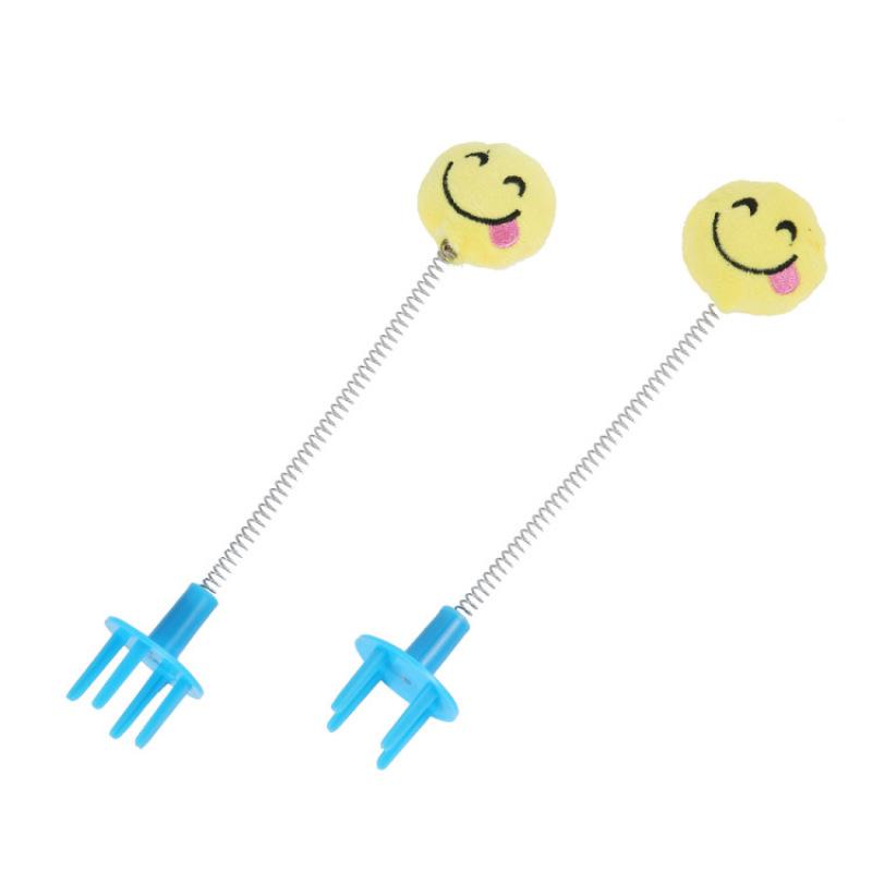 Забавная когтеточка для кошек, мультяшная весенняя эластичная игрушка-тизер, интерактивные игрушки для маленьких/средних кошек