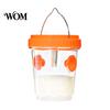Environmentally Safe Wasp Control Outdoor Solar Trap, Hanging Waterproof Hornet Trap Bucket, Reusable Yellow Jacket Fruit Fly with Light LED