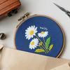 Embroidery Kit Easy To Use And Christian Flowers Pattern DIY Plants Full Embroidery Set