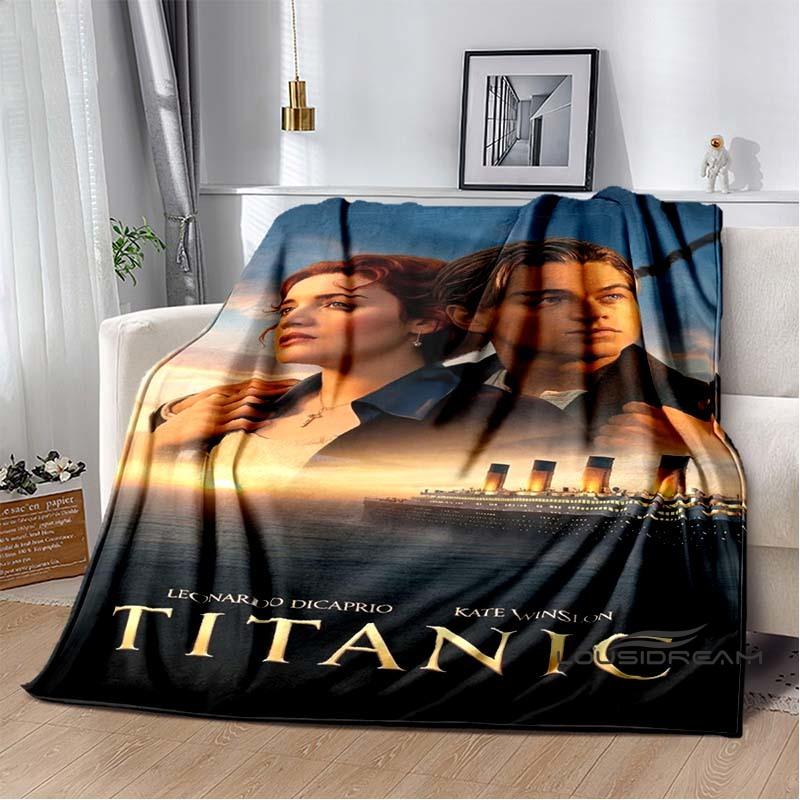 (Titanic) Flannel Blankets Are Suitable for Bedrooms, Living Rooms, Beds, Camping, Picnics, Offices, and Other Places.