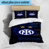 3pcs F.C. Internazionale Milano Printed Bedding Set Duvet Cover Closure Includes 1 Duvet Cover & 2 Pillowcases Bedding Sets Home Decor Gifts