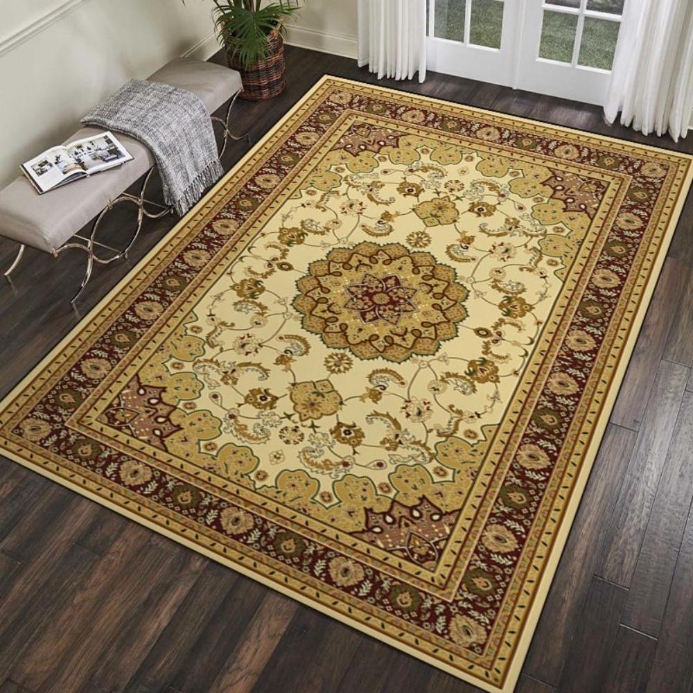 Bohemian Vintage Carpet Large Area Living Room Mat Kitchen Table Floor Mat Bedroom Office Prayer Rug Muslim Prayer Home Decor