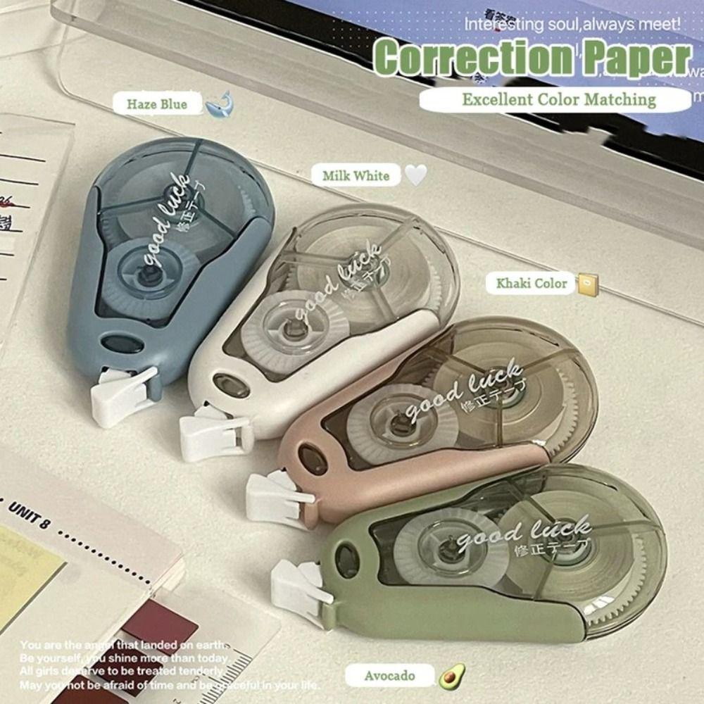 Smooth Correction Tape Silent White Covering Tape New Design Modification Tape Office