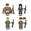 Moc Ww2 Military Army Mini Figure Guns Kids Blocks Toys Gift Boys