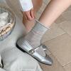 Women's Summer Ultra Thin Style All Kinds of Roll Edge Boneless In The Tube Pile Socks