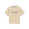 WE11DONE FW22 Футболка с круглым вырезом и принтом логотипа-буквы Унисекс Топы Хаки WD-TT3-22-851-U-BG