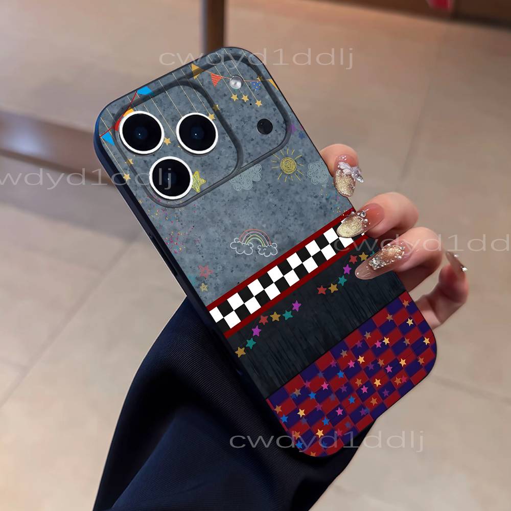 Fnaf Five-nights-At-Freddys For iPhone 17,16,15,11,12,14,13 Pro Max Mini XS,XR,7 Plus 16E Air Soft Black Dustproof Phone Case