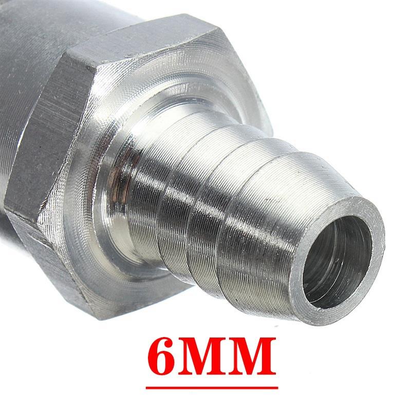 One Way 6/8/10/ 12mm 4 Size Valves Aluminium Alloy Fuel Non Return Check Valve One Way Fit Carburettor
