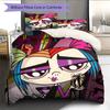 Little Bug Girl  Pattern Bedding Quilt Set  Home Decoration  Gift (1 * duvet cover + 2 * pillowcase  without core)