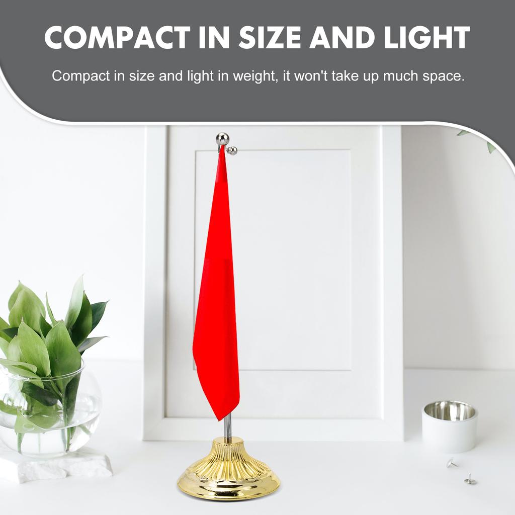 Телескопическая подставка для флага, держатель, американская износостойкая основа, настольный аксессуар, офисный стержень, украшение