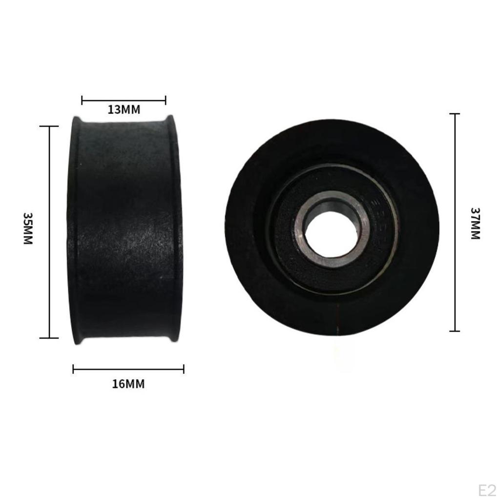 Нейлоновый одинарный подшипник серии 6000, ременной шкив, аксессуары, запасные части для ремонта, универсальная замена для