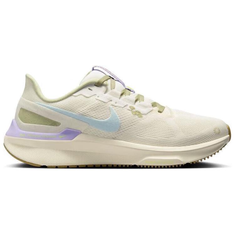 Nike Air Zoom Structure 25 Pale Ivory Glacier Blue Женские кроссовки Cream Sail Volt HQ3466-141