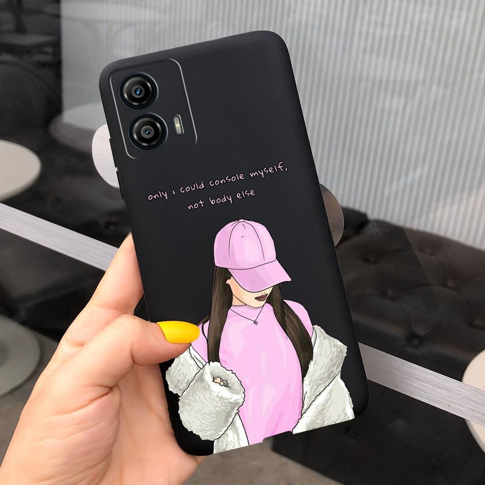 For Cover Motorola Moto G73 G53 G23 G13 Phone Case Bumper Dragon Astronaut Flower Fashion Coque For Moto G13 G 53 73 Soft TPU