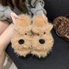 Милые щенячьи тапочки женские удобные повседневные мультяшные пушистые тапочки 2025 осень и зима