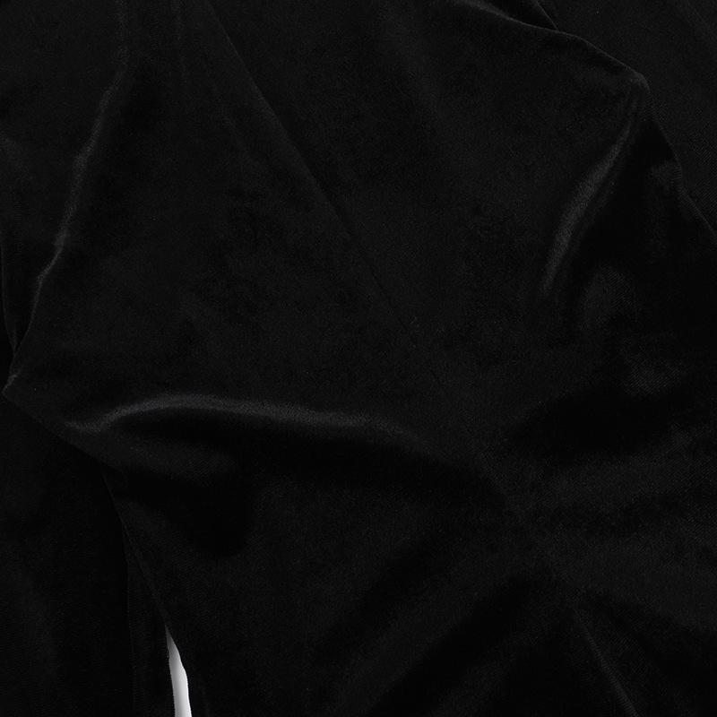 AltGoth готическое темное бархатное платье на Хэллоуин для женщин в винтажном стиле Fairy Grunge кружевное пэчворк с расклешенными рукавами и высокой талией вечернее платье