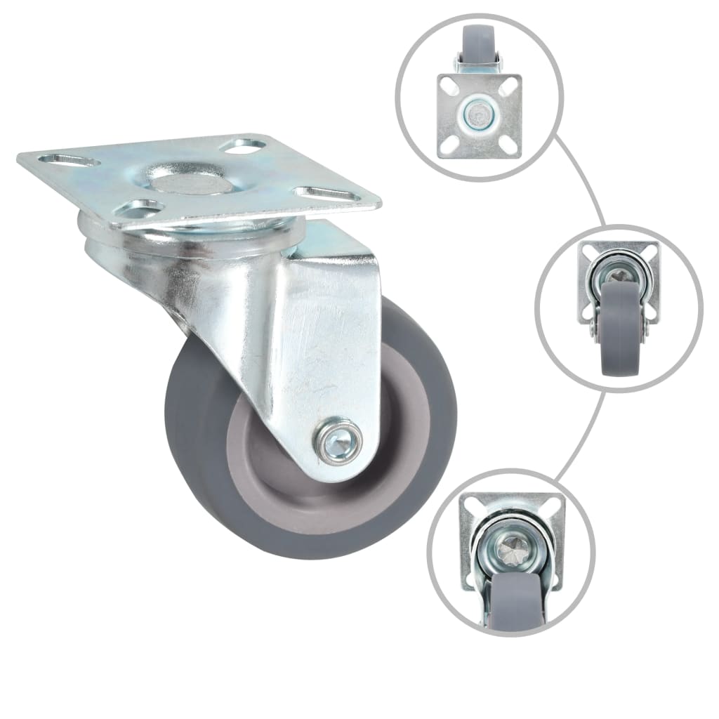 24 pcs. Swivel Casters 50 mm