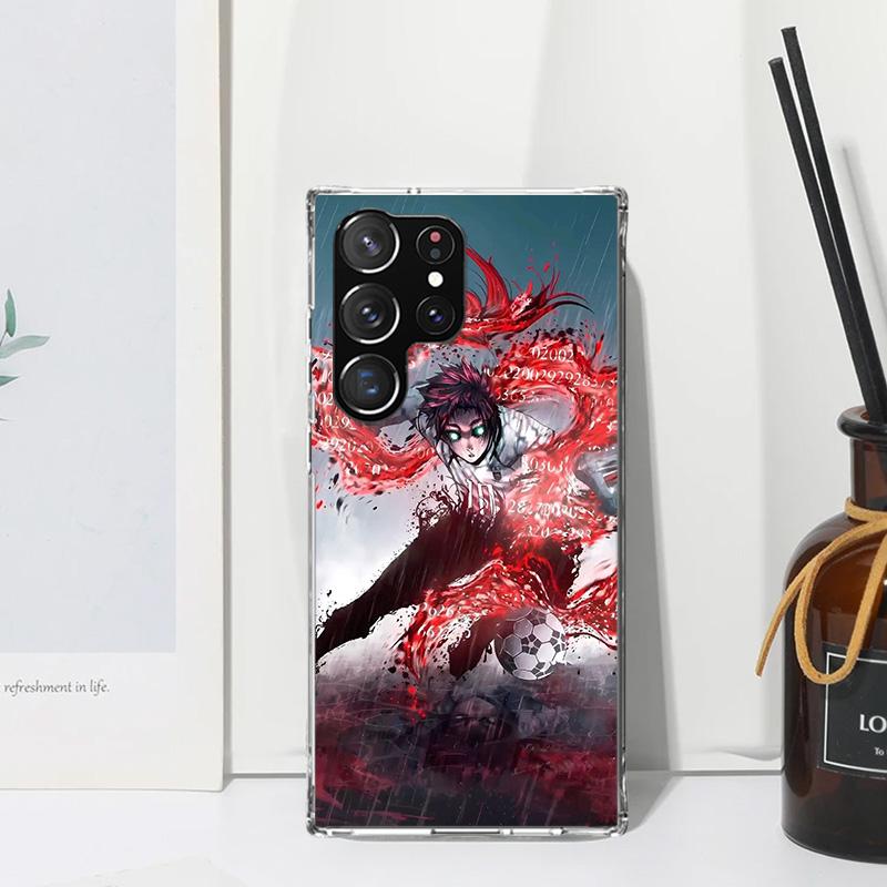 Чехол для телефона Blue Lock Сидо Рюсей Для Samsung Galaxy S26 S25 Edge S24 FE S23 S22 Ultra S21 Plus S20 + Художественный Fundas Задняя крышка Gal