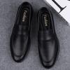 Fashion Genuine Leather Breathable Men Casual Shoes Handmade High Quality Cow Leather British Mens Loafers Luxury Flat Dress Shoes Man
