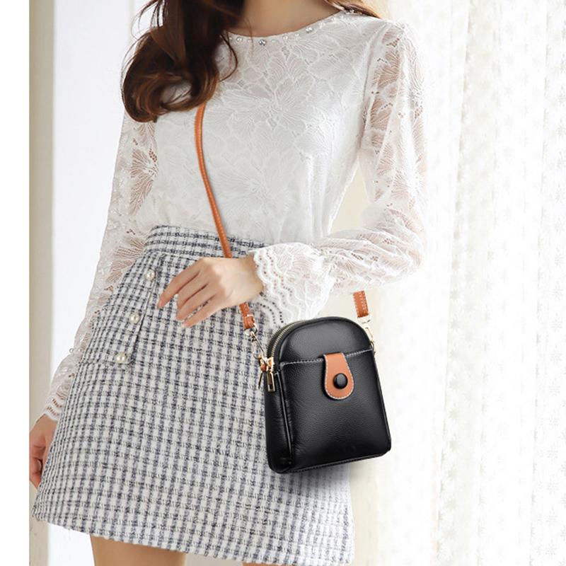 Mini Phone Bags For Women High Quality Pu Leather Crossbody Messenger Bag Fashion New Satchel Handbag Purse Shopping Bag Quality