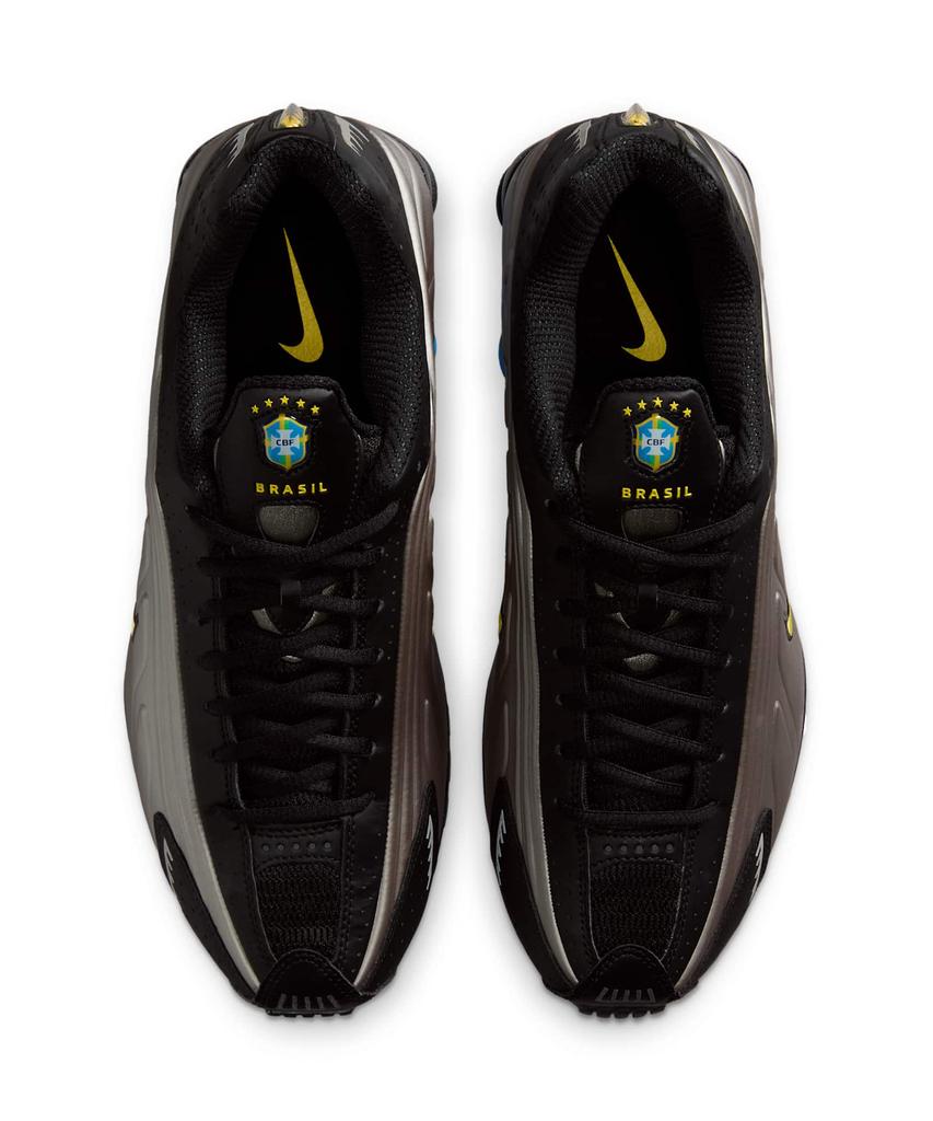 Nike Shox R4 Brazil M - Black:Metallic Pewter:Light Photo Blue:Canary / Io8134-001