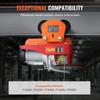 Electric Hoist Manual Trolley, 2200 lbs/1 Ton Capacity for PA200 PA250 PA300 PA400 PA500, Push Beam Trolley with Dual Wheels, 2.68"-4.33" Adjustable