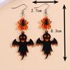 Персонализированные Красочные Серьги-Подвески на Хэллоуин с Летучей Мышью и Привидением, Мультяшные Тыквы, Паук, Акриловые, Аксессуар для Косплея, Подарки