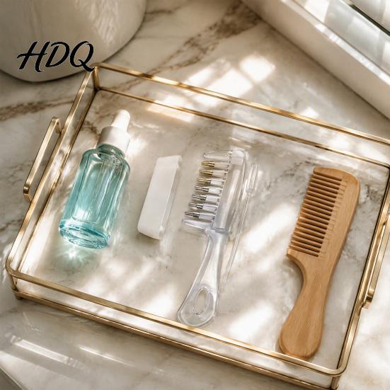 Professional Scalp Massage Tool 1/2Pcs Oil Applicator Comb with Roller Ball Minoxidil for Nourishing Hair Growth Dust Cover Ball Massager