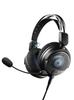 Audio Technica BK Gaming Stereo 4 Pole Mini ATH-GDL3 ATH-GDL3 Гарнитура/Открытого типа/ПК/PS4/PS5/Коммутатор/Xbox One/Съемный микрофон/Разъем 3,5 мм/