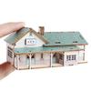 В то время простая мини-станция Gaeun Station Wood Assembly Kit Korea 3d Puzzle