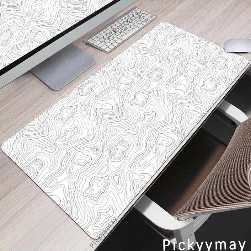 Белый коврик для мыши в стиле минимализм, большой коврик для мыши, коврик для клавиатуры XXXL, коврики для мыши, резиновый коврик для стола, дизайн, коврик для компьютерного стола