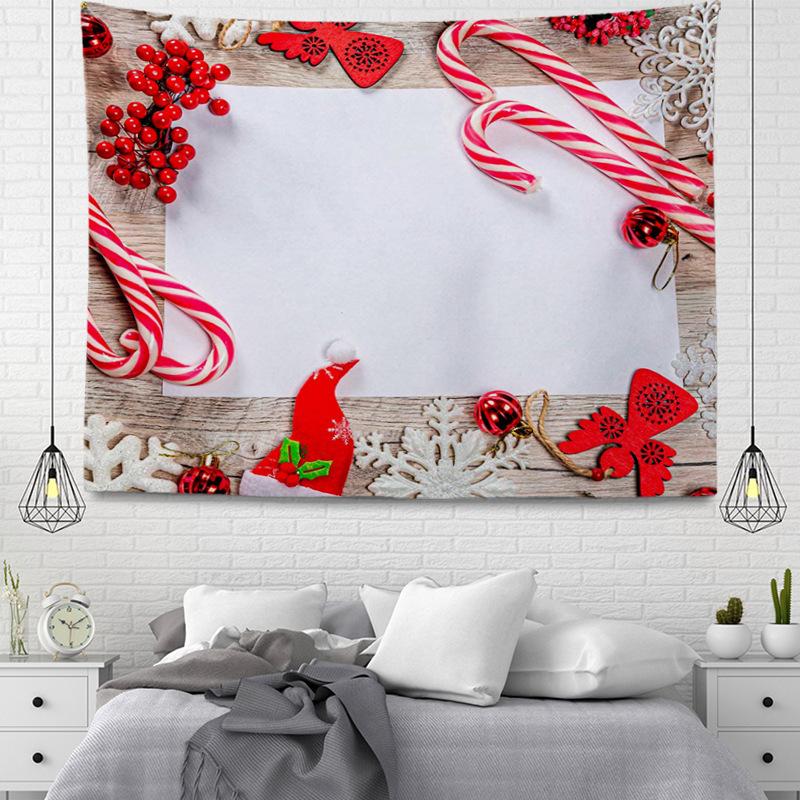 Серия подвесных тканевых гобеленов в рождественском стиле