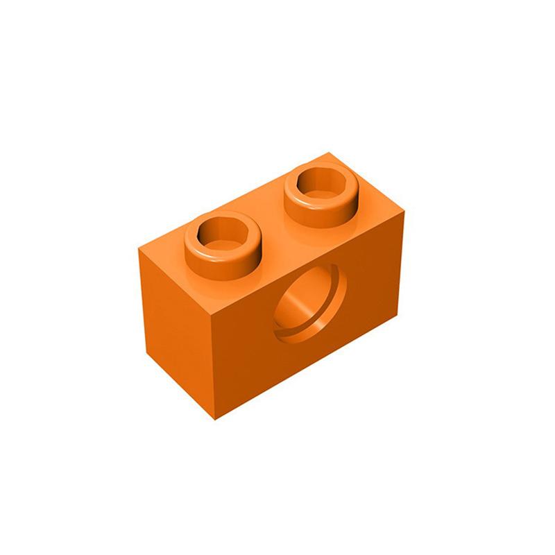 50pcs 3700 Brick 1 x 2 with Hole Bricks Collections Bulk Modular GBC Toys For Technical MOC DIY Building Blocks Compatible