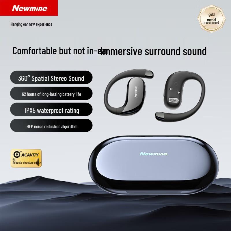 Newsmy OWS Открытые костной проводимости Bluetooth Спортивные наушники