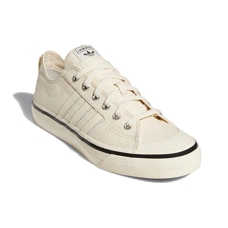 Adidas Nizza RF 74 Ecru Tint Unisex Sneakers Brown Cloud-White Core-Black GX8340