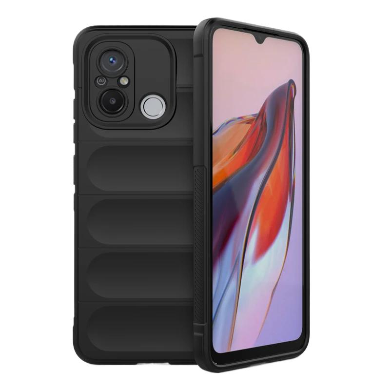Для Xiaomi Redmi 9 9C 10 10C 12 12C 4G Задняя крышка Чехол для телефона Мягкий Жидкий Силикон Противоударный Защитный Funda Coque Чехлы