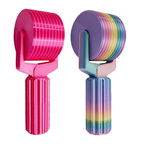 2 шт. Ролик для страз, 3D-печатный ролик для прижимания страз, ручной ролик с удобной ручкой, инструмент для рукоделия для вышивки стразами