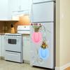 Silicone Flower Vase Self Adhesion Hydroponics Planter Vase Sticker Wall for Glass, Wall, Window, Party,Wedding,Festival,Home,Kitchen, Fridge Door