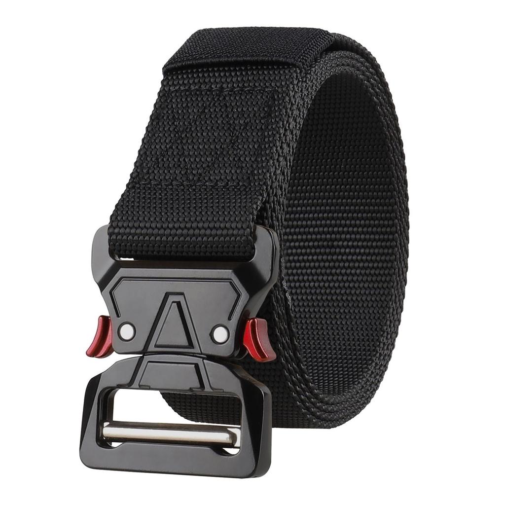 Cross-border Cobra Tactical Belt: Outdoor Military Leather Belt with Alloy Insert Buckle