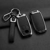 Zinc Alloy Leather for Toyota Yaris Ativ Raize Veloz Avanza Rush Perodua Daihatsu Malaysia Remote Key Case Cover Accessories