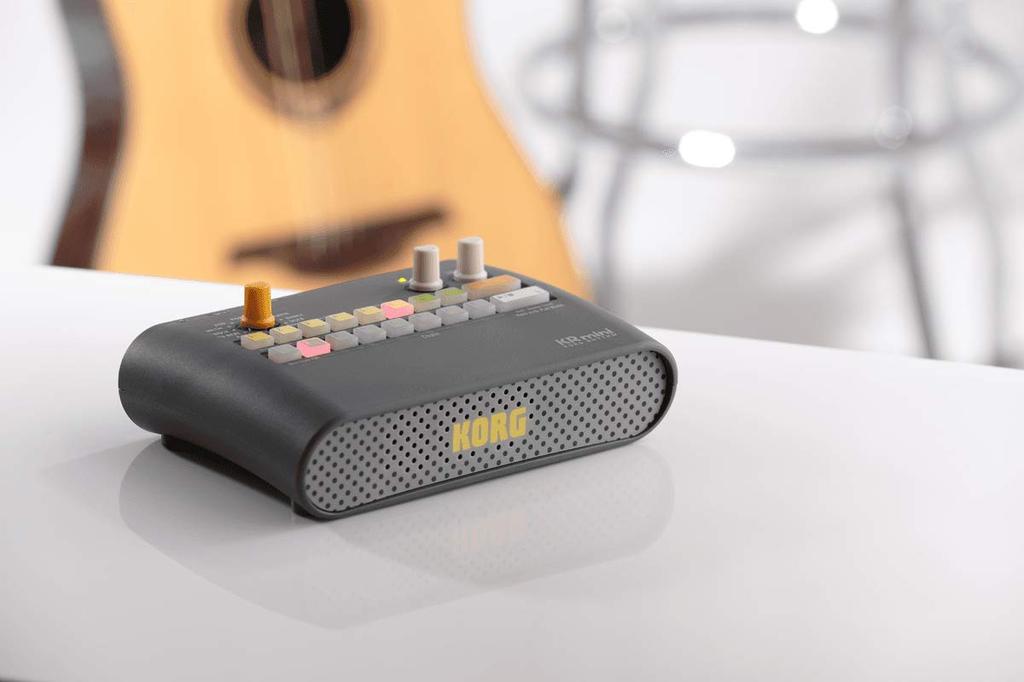 KORG Rhythm Box KR Mini Rhythm for Personal with Powered Built-in phrase/Ideal practice/Equipped Headphone/speaker terminal/Battery