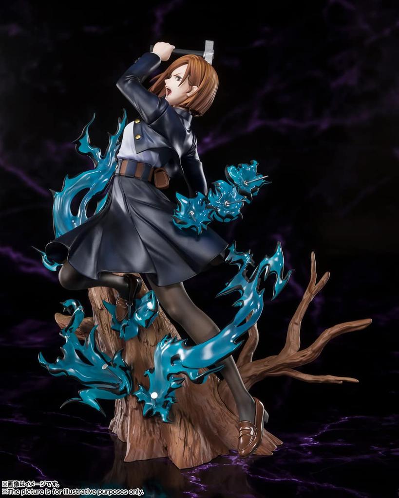 TAMASHII NATIONS Figuarts ZERO Jujutsu Kaisen Kugisaki Nobara, примерно 170 мм, окрашенная готовая фигура, ПВХ/АБС