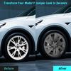 4PCS for New Model Y 2025-2026 Juniper 19in Turbine Style Hubcap Rim Cover Accessories Hub Cap Automobile Wheel Cap for Tesla
