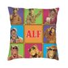 Fashion Alf Cushion Cover 45x45cm Polyester Alien Life Form Sci Fi Tv Show Pillow Case for Sofa Car Square Pillowcase Decoration