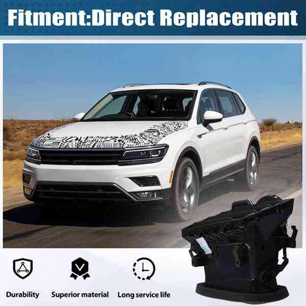 Left Air Vent Grille for 2017-2018 Volkswagen Tiguan, Part #5NG819703