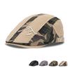 Подходящая по цвету плоская кепка, хлопковая мужская камуфляжная кепка на весну и лето, уличная шляпа от солнца, британский берет, фуражка, кепки газетчика, шляпы художников Гэтсби