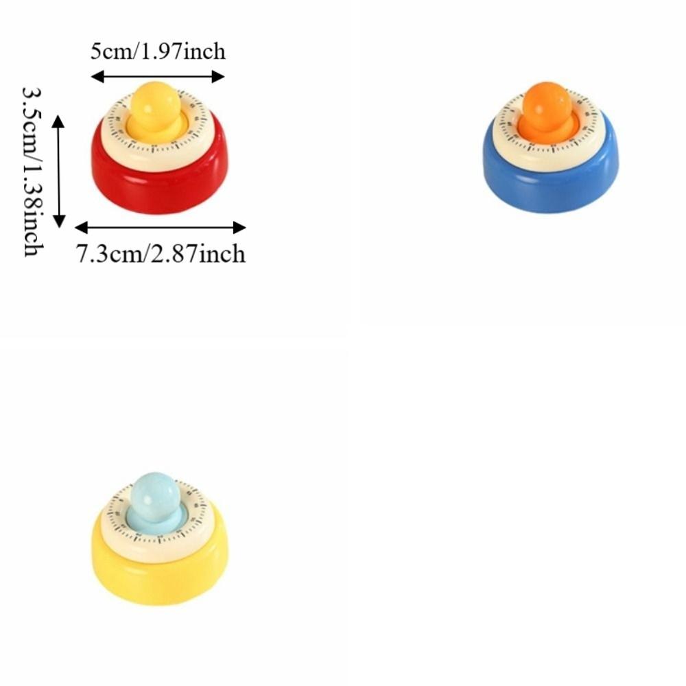 Self Discipline Magnetic Mechanical Timer Round Visual Countdown Timer Exercise