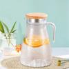 Water Pitcher 1500ml PC Sangria Drink Dispenser with Lid and Handle for