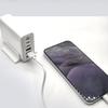Практичный зарядный хаб 135 Вт, порт USB Type-C, автоматическая регулировка мощности, одновременная зарядка для различных устройств