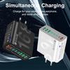 Total 65W Type C Quick Charge 3.0 Fast Charging Mobile Phone Adapter UK/EU/US/KR Plug For Xiaomi iPhone16 13 Samsung