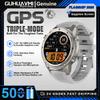 Точные GPS-смарт-часы 5 АТМ Водонепроницаемые Встроенный двухдиапазонный GNSS Компас Военные Спортивные Смарт-часы Мужские Новые